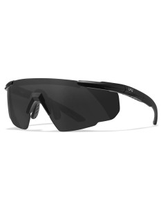 Gafas de Tiro Wiley X Saber Avanzadas, Protección UV, Montura Negra