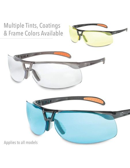 Gafas de Seguridad Uvex Protégé S4222XC, Marco Negro, Lente Ámbar Gafas de Seguridad Uvex Protégé S4222XC, Marco Negro, Lente Ámbar