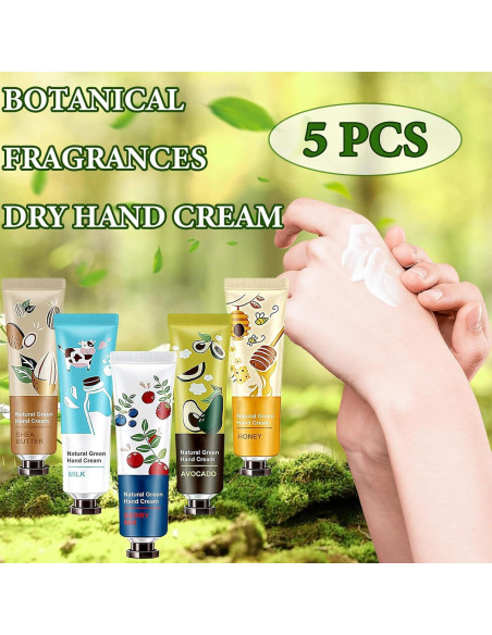 Set de 5 Cremas de Manos Hidratantes DuoZeng - Frutas Set de 5 Cremas de Manos Hidratantes DuoZeng - Frutas