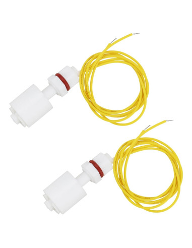 Sensor de Nivel de Líquido Flotante YINETTECH 2 Pcs M8x1.25