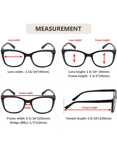 Gafas de Lectura Eyekepper Ojos de Gato para Mujeres 1.5D Gafas de Lectura Eyekepper Ojos de Gato para Mujeres 1.5D