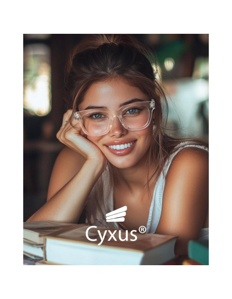 Gafas Cuadradas Anti-Luz Azul Cyxus UV400 Unisex Gafas Cuadradas Anti-Luz Azul Cyxus UV400 Unisex