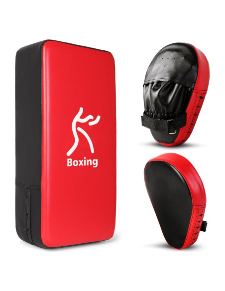 Conjunto de Guantes de Boxeo Odoland + Almohadilla 2 en 1 Conjunto de Guantes de Boxeo Odoland + Almohadilla 2 en 1