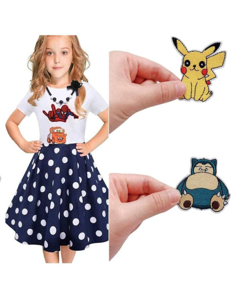 18 Piezas Parche Bordado HITOMOSU para Planchar y Coser 18 Piezas Parche Bordado HITOMOSU para Planchar y Coser