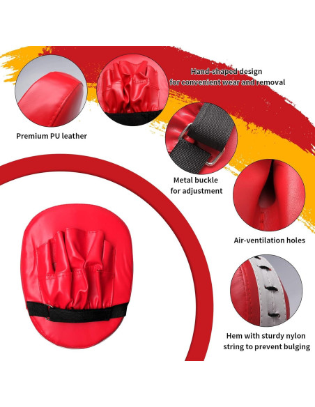 Conjunto 9 en 1 de Entrenamiento Taekwondo TANEMUDO - Mitones y Almohadillas Conjunto 9 en 1 de Entrenamiento Taekwondo TANEMUDO - Mitones y Almohadillas
