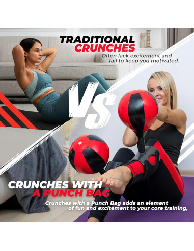 Equipo de Ejercicio para Abdomen Islifekey Bolsa de Boxeo