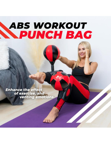 Equipo de Ejercicio para Abdomen Islifekey Bolsa de Boxeo