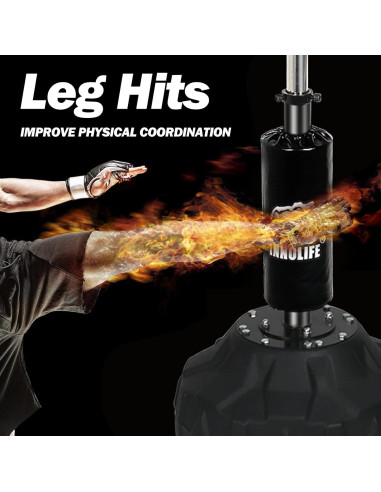 Entrenador de Velocidad de Boxeo INNOLIFE Altura Ajustable 170-210 cm