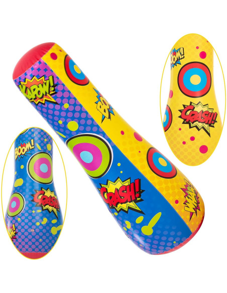 Saco de Boxeo Inflable JOYIN 119 cm para Niños Multicolor Saco de Boxeo Inflable JOYIN 119 cm para Niños Multicolor