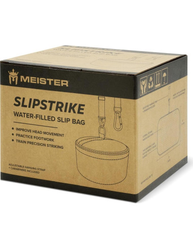 Bolsa de Boxeo Meister SlipStrike Llenada de Agua 7" Negro
