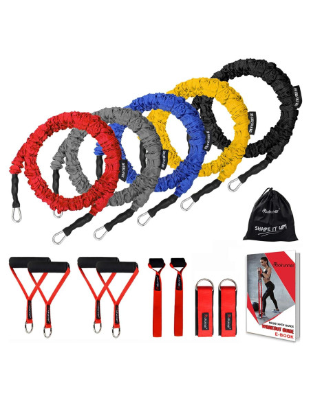 Coolrunner Juego de Bandas de Resistencia 14 PCS 9-68kg Coolrunner Juego de Bandas de Resistencia 14 PCS 9-68kg
