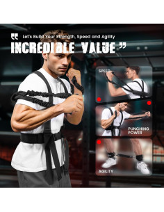 Bandas de Resistencia de Boxeo Hikeen Pro - Chaleco Ajustable 2