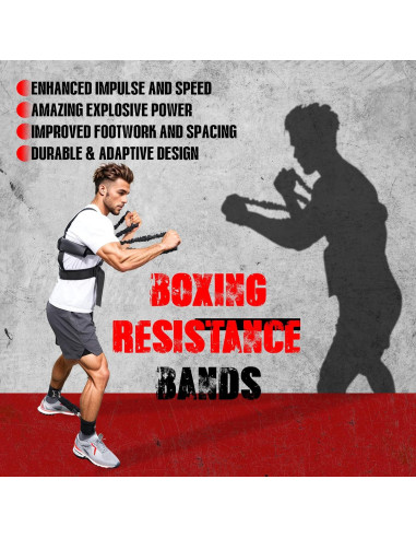 Bandas de Resistencia de Boxeo Hikeen Pro - Chaleco Ajustable