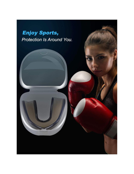 Protector Bucal Deportivo Hsei 10 Piezas para Niños y Adultos Protector Bucal Deportivo Hsei 10 Piezas para Niños y Adultos