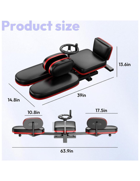 Máquina de Estiramiento de Piernas BotaBay 150 kg Acero Máquina de Estiramiento de Piernas BotaBay 150 kg Acero