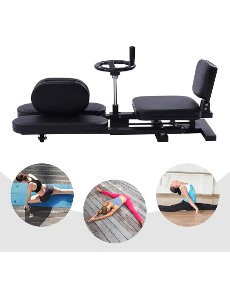 Estirador de Piernas HASANEN Alta Resistencia 100kg Negro Estirador de Piernas HASANEN Alta Resistencia 100kg Negro