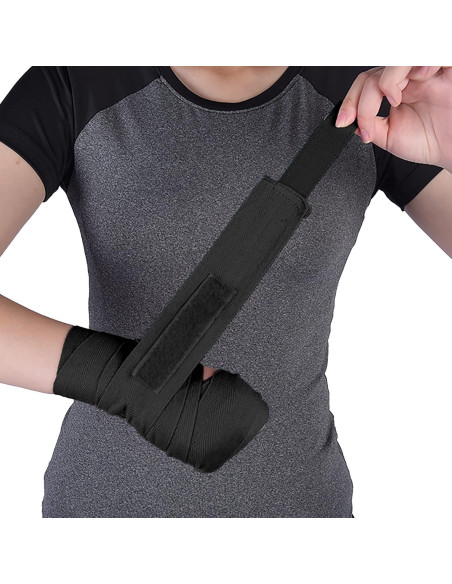 Vendajes de Mano para Boxeo Starsouce 3.5m Negro Vendajes de Mano para Boxeo Starsouce 3.5m Negro