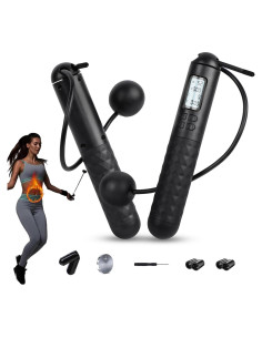 Cuerda de Saltar Digital Ajustable Yetary con Contador y Peso