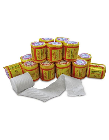Venda de Gasa Mexicana Le Roy 5 cm x 5 m - 16 Paquetes