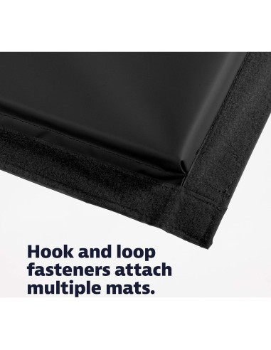 Colchoneta de Gimnasia Plegable We Sell Mats 1.52x3.05m Negra