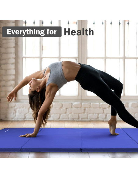 Colchoneta de Gimnasia Plegable Fitvids 2.44m x 1.22m x 5cm Colchoneta de Gimnasia Plegable Fitvids 2.44m x 1.22m x 5cm