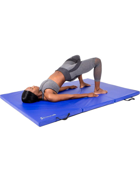 Colchoneta de Ejercicio Plegable ProsourceFit Tri-Fold 182.88x121.92cm Azul Colchoneta de Ejercicio Plegable ProsourceFit Tri-Fold 182.88x121.92cm Azul