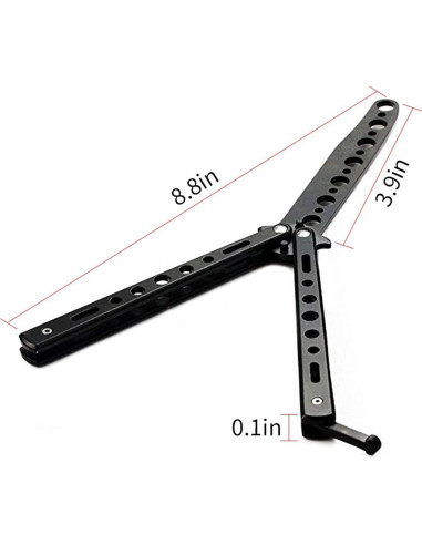 Cuchillo Mariposa de Práctica AIFUSI 2 Pack Sin Filo