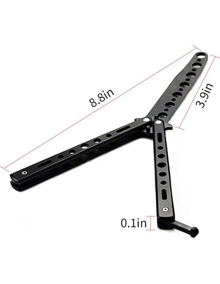 Cuchillo Mariposa de Práctica AIFUSI 2 Pack Sin Filo Cuchillo Mariposa de Práctica AIFUSI 2 Pack Sin Filo