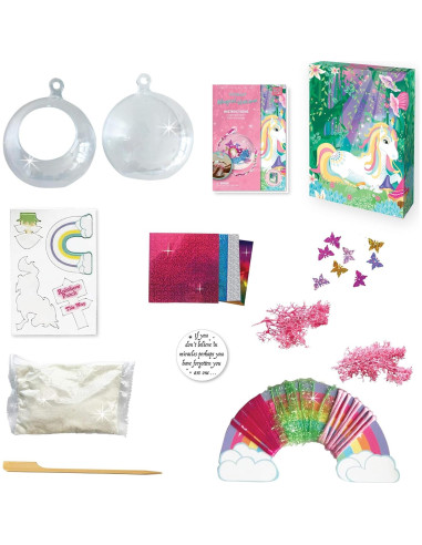 Kit de Terrario DIY Unicornios BOX CANDIY 113g