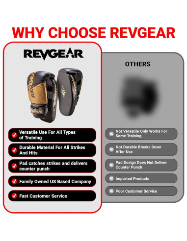 Mitts y Pads de Boxeo Revgear Phoenix - Sparring y Entrenamiento