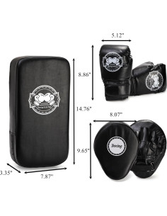 Set de Boxeo 3-en-1 Cididu para Niños - Guantes y Almohadilla 2