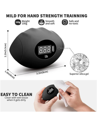 Fortalecedor de Agarre Digital DIOTUSS 100kg Ergonómico