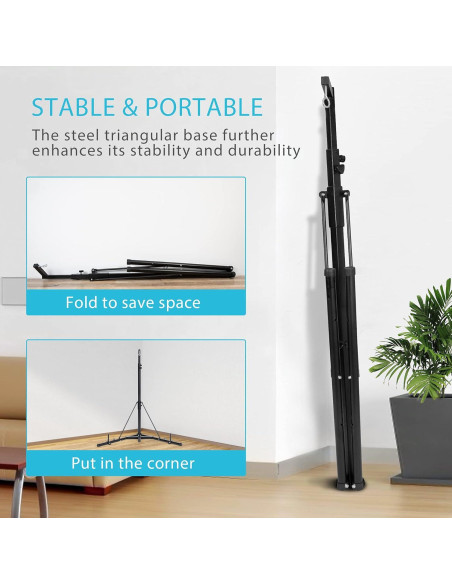 Soporte de Bolsa de Boxeo Plegable VIVOHOME Ajustable 60 kg Soporte de Bolsa de Boxeo Plegable VIVOHOME Ajustable 60 kg