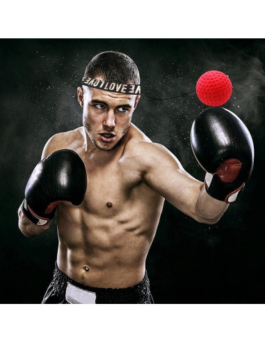 Bola de Reflexión Roja Sluswallow - Entrenamiento Boxeo en Casa