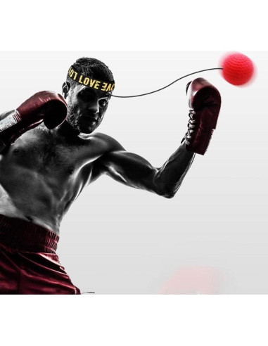Bola de Reflexión Roja Sluswallow - Entrenamiento Boxeo en Casa