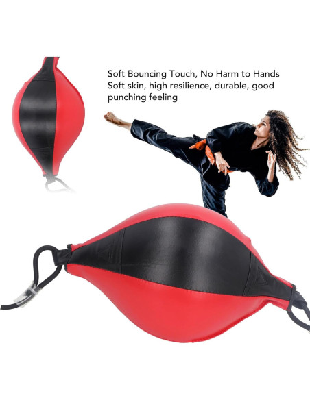 Saco de Boxeo Doble Extremo Fockety PU Ajustable 17cm Saco de Boxeo Doble Extremo Fockety PU Ajustable 17cm