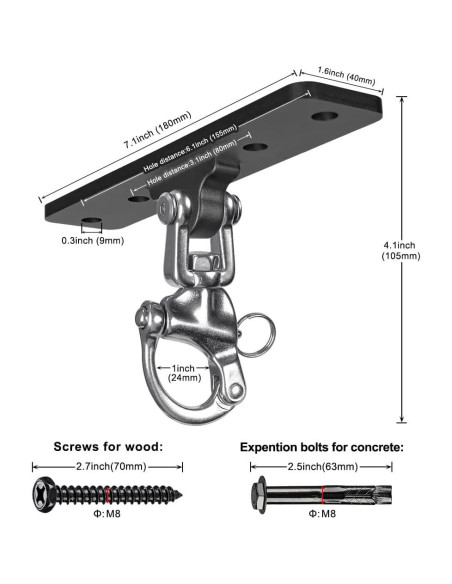Soporte para Saco de Boxeo Dolibest DBSH-23-03 408 kg Soporte para Saco de Boxeo Dolibest DBSH-23-03 408 kg