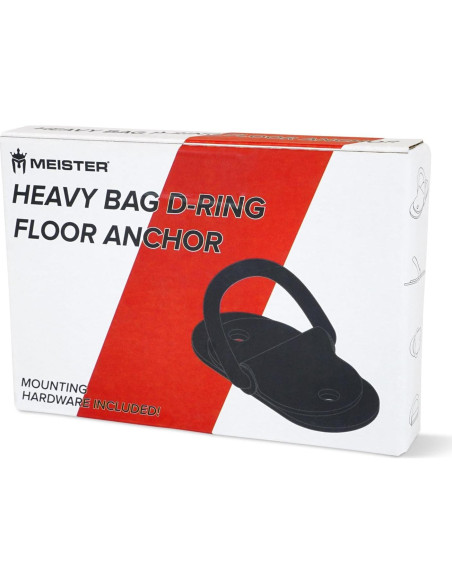 Anclaje de Suelo D-Ring Meister para Saco Pesado Doble Cara Anclaje de Suelo D-Ring Meister para Saco Pesado Doble Cara