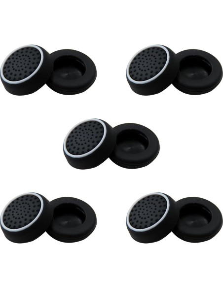 Tapas de Joystick de Silicona Acupress 10-Pack para PS4 PS3 Xbox Tapas de Joystick de Silicona Acupress 10-Pack para PS4 PS3 Xbox