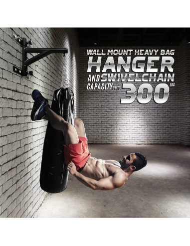Soporte de Bolsa Pesada Yes4All Ajustable Montaje Pared Acero