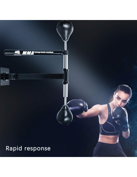 Barra de Boxeo Montada en Pared INNOLIFE 71.9x112cm 7kg Barra de Boxeo Montada en Pared INNOLIFE 71.9x112cm 7kg