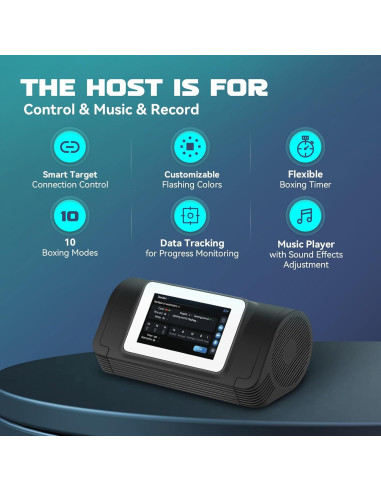 Máquina de Boxeo Musical Newhai 10 Modos Ajustable para Entrenamiento