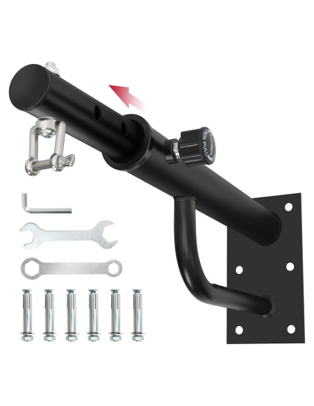 Soporte de bolsa pesada Powerfeng ajustable 43-66 cm 363 kg Soporte de bolsa pesada Powerfeng ajustable 43-66 cm 363 kg