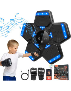 Máquina de Boxeo Musical 2025 QJ22 con Bluetooth y Guantes 2