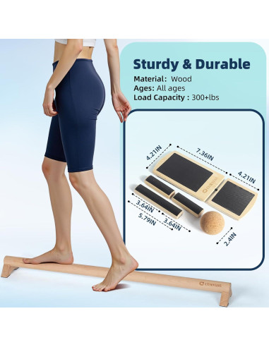 Kit de Entrenador de Equilibrio Comness con Viga 101.6 cm