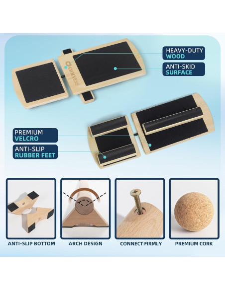 Kit de Entrenador de Equilibrio Comness con Viga 101.6 cm Kit de Entrenador de Equilibrio Comness con Viga 101.6 cm