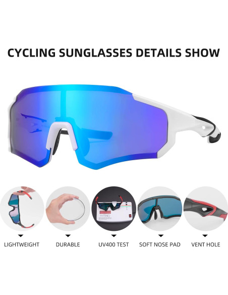 Gafas de sol polarizadas ROCKBROS UV400 para ciclismo y pesca Gafas de sol polarizadas ROCKBROS UV400 para ciclismo y pesca