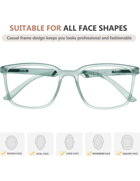 Gafas de lectura Eyekepper grandes azul +0.50 unisex Gafas de lectura Eyekepper grandes azul +0.50 unisex