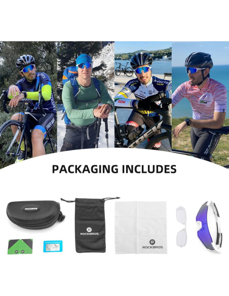Gafas de sol polarizadas ROCKBROS UV400 para ciclismo y pesca Gafas de sol polarizadas ROCKBROS UV400 para ciclismo y pesca