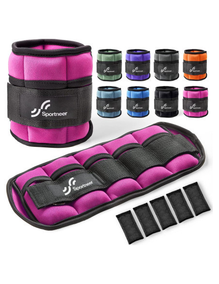 Pesas Ajustables Sportneer para Tobillo y Muñeca 1.8 kg Pesas Ajustables Sportneer para Tobillo y Muñeca 1.8 kg